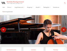 Tablet Screenshot of musikgymnasiet.se